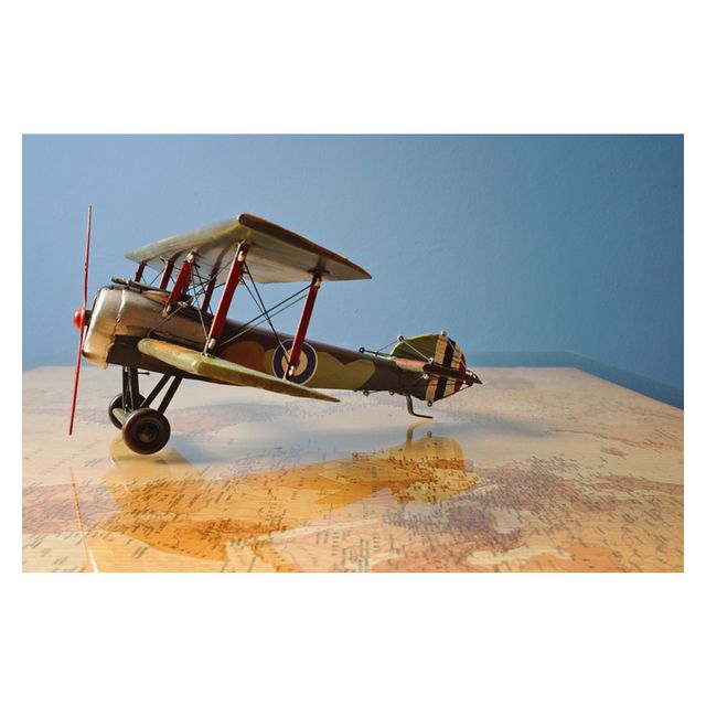 Handcrafted Iron framed 1916 Sopwith Camel F.1  scaled 1:20 aviation plane model