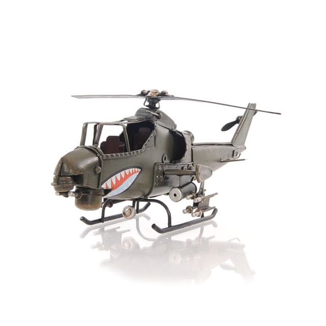 Handcrafted Iron framed Ah-1G Cobra 1:16 scaled aviation model